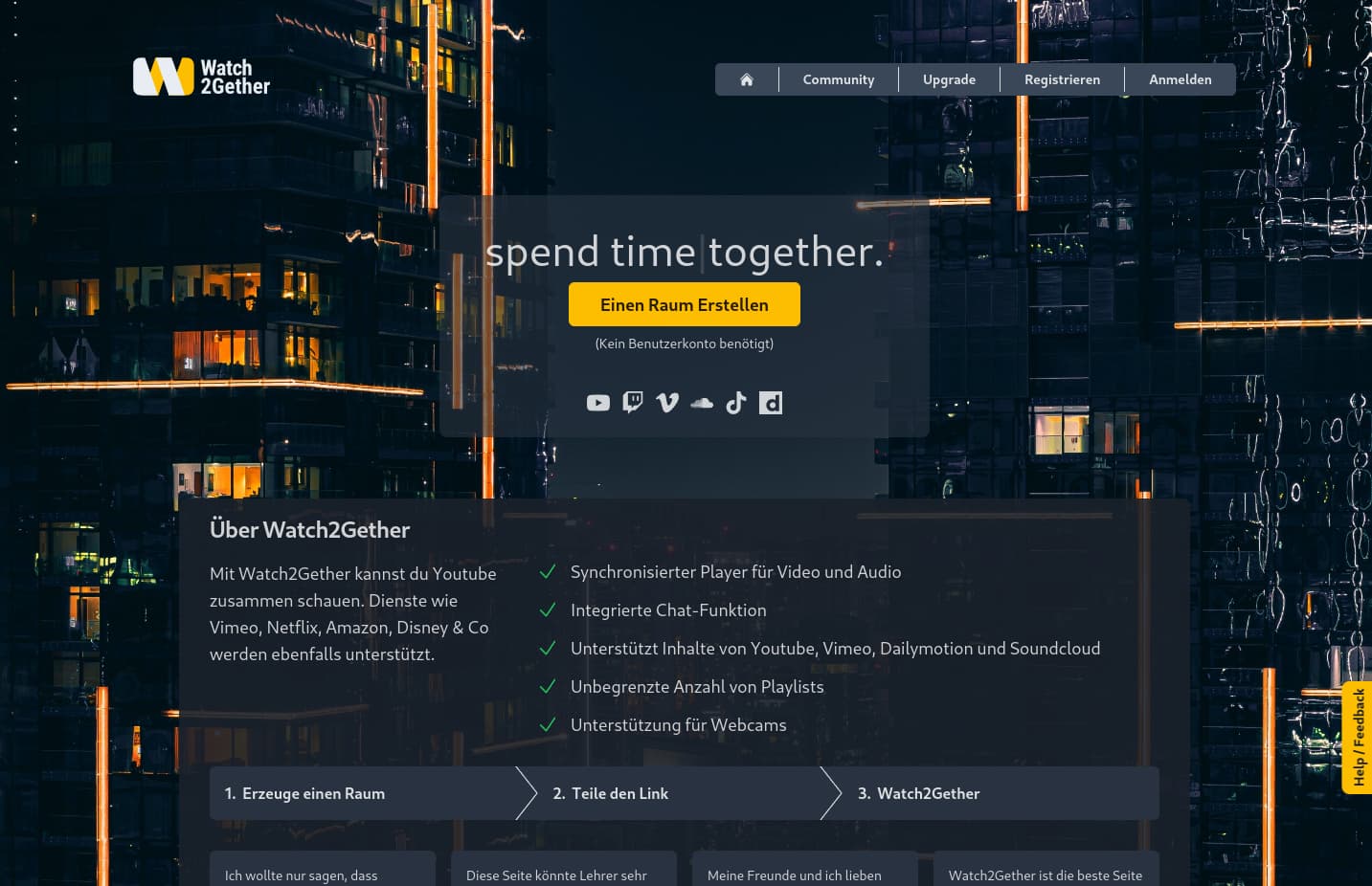 So Benutzt Du Watch2Gether - How To Use Watch2Gether - Watch2Gether ...